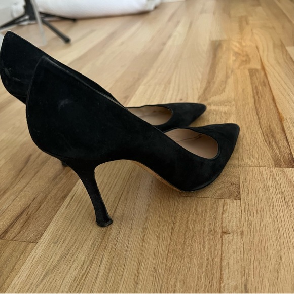 Manolo Blahnik BB 90 Suede Pumps - Black 39 - Picture 8 of 9